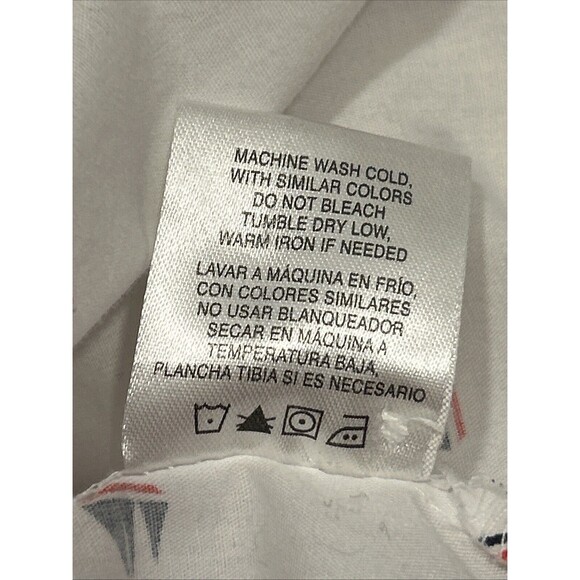 Basic Editions Button-up shirt size xxl short sleeve Sailboat - Picture 7 of 7